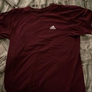 Maroon Adidas tshirt